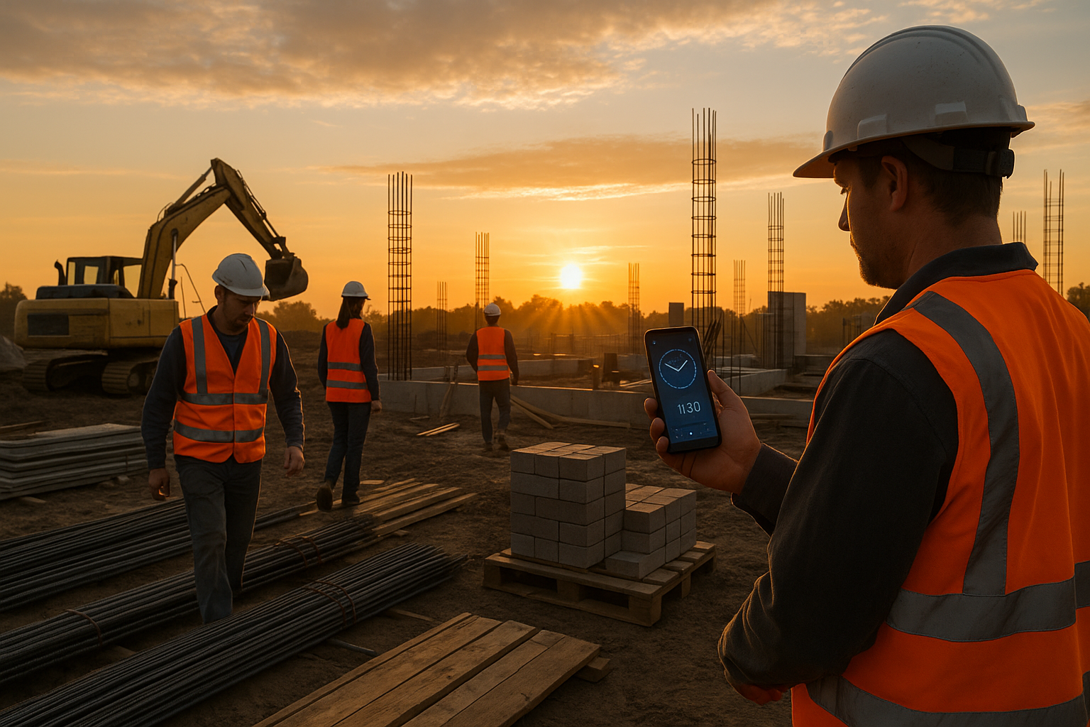 Pointage digital sur chantier : maîtrisez vos heures et vos coûts BTP